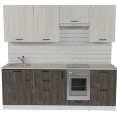 Кухонный гарнитур Сиена компакт 2200 мм в Кургане - kurgan.mebel24.online | фото 3