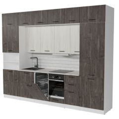 Кухонный гарнитур Сиена люкс 3000 мм в Кургане - kurgan.mebel24.online | фото 4
