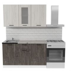 Кухонный гарнитур Сиена медиум 1400 мм в Кургане - kurgan.mebel24.online | фото 3