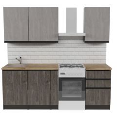 Кухонный гарнитур Симфония стандарт 1600 мм в Кургане - kurgan.mebel24.online | фото 3