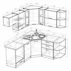 Кухонный гарнитур Симона оптима 2000*1800 в Кургане - kurgan.mebel24.online | фото 3