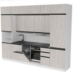 Кухонный гарнитур Сюита люкс 3000 мм в Кургане - kurgan.mebel24.online | фото 4