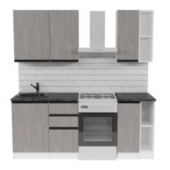 Кухонный гарнитур Сюита медиум 1400 мм в Кургане - kurgan.mebel24.online | фото 3