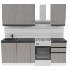 Кухонный гарнитур Сюита стандарт 1600 мм в Кургане - kurgan.mebel24.online | фото 3