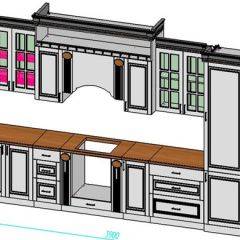 Кухонный гарнитур Верона 3.9 (крем) композиция №2 в Кургане - kurgan.mebel24.online | фото 6