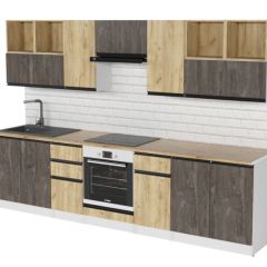 Кухонный гарнитур Виола экстра 3000 мм в Кургане - kurgan.mebel24.online | фото 3