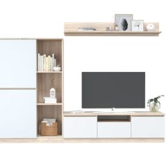ЛОРИ Гостиная (дуб сонома светлый/белый) в Кургане - kurgan.mebel24.online | фото