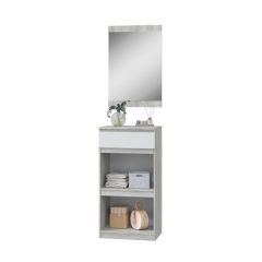 ЛОРИ Прихожая  (дуб серый/белый) в Кургане - kurgan.mebel24.online | фото 11