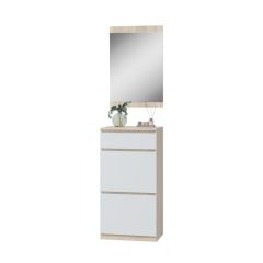 ЛОРИ Прихожая  (дуб сонома светлый/белый) в Кургане - kurgan.mebel24.online | фото 10