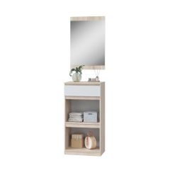 ЛОРИ Прихожая  (дуб сонома светлый/белый) в Кургане - kurgan.mebel24.online | фото 11