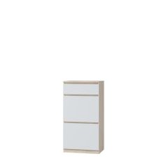 ЛОРИ Прихожая модульная (дуб сонома светлый/белый) в Кургане - kurgan.mebel24.online | фото 12