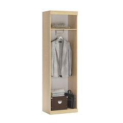МАКСИ Шкаф 2-створчатый дуб сонома/белое дерево в Кургане - kurgan.mebel24.online | фото