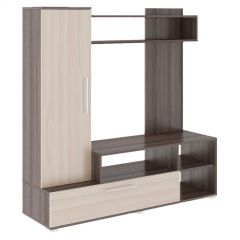Мини-стенка Линда (ясень шимо темный/светлый) в Кургане - kurgan.mebel24.online | фото 2