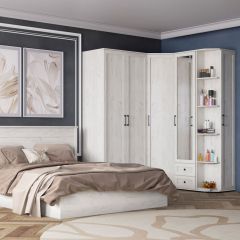 Модульная спальня София (Дуб крафт белый) в Кургане - kurgan.mebel24.online | фото