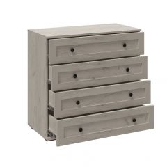 Модульная спальня София (Дуб крафт белый) в Кургане - kurgan.mebel24.online | фото 3