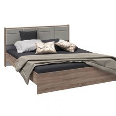 Модульная Спальня Соната (Белый/Дуб Крафт Золотой) в Кургане - kurgan.mebel24.online | фото 4