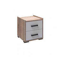 Модульная Спальня Соната (Белый/Дуб Крафт Золотой) в Кургане - kurgan.mebel24.online | фото 5