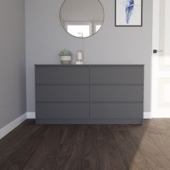 МОРИ МК 1380.6 Комод (графит) в Кургане - kurgan.mebel24.online | фото