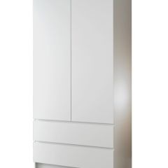 МОРИ МШ 900.1 Шкаф с 2мя дв и 2мя ящ. (белый) в Кургане - kurgan.mebel24.online | фото