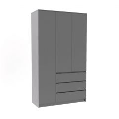МОРИ МШ 1200.1 Шкаф (графит) в Кургане - kurgan.mebel24.online | фото 2