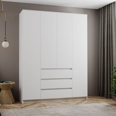 МОРИ МШ 1600.1 Шкаф (белый) в Кургане - kurgan.mebel24.online | фото