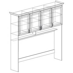 Надставка кровати №864 "Ралли" в Кургане - kurgan.mebel24.online | фото 2