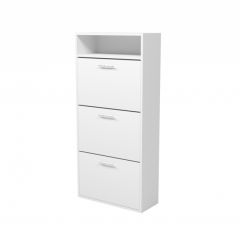 Обувница 3 секции (белый) в Кургане - kurgan.mebel24.online | фото