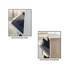 Обувница Комфорт Ф 002 Фасад 3D Гармонь ребро (5 секции) в Кургане - kurgan.mebel24.online | фото 5
