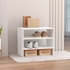 Обувница открытая 550 (ЛДСП белый) в Кургане - kurgan.mebel24.online | фото