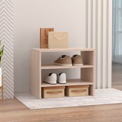 Обувница открытая 550 (ЛДСП Ясень светлый) в Кургане - kurgan.mebel24.online | фото