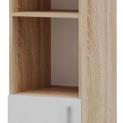 Пенал ПКС-8 Дуб сонома/Белый глянец в Кургане - kurgan.mebel24.online | фото