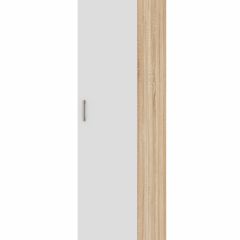 БЕАТРИС Шкаф-Пенал Соло (Дуб Сонома/Белый глянец) в Кургане - kurgan.mebel24.online | фото