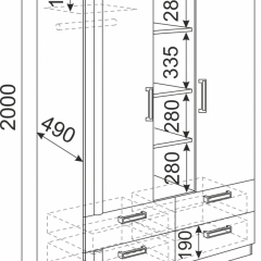 Подростковая Волкер (модульная) в Кургане - kurgan.mebel24.online | фото 11