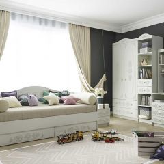 KI-KI НД1040.1 Надстройка (белый/белое дерево) в Кургане - kurgan.mebel24.online | фото 3
