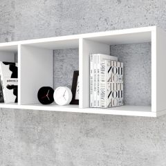 Полка открытая 900 (ЛДСП Белый) в Кургане - kurgan.mebel24.online | фото