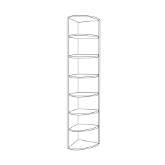 Полка угловая Дуэт Люкс в Кургане - kurgan.mebel24.online | фото 4
