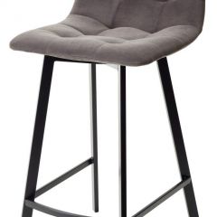 Полубарный стул CHILLI-QB SQUARE графит #14, велюр / черный каркас (H=66cm) М-City в Кургане - kurgan.mebel24.online | фото