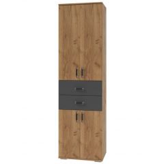 Прихожая Бостон (модульная) дуб вотан/антрацит в Кургане - kurgan.mebel24.online | фото 5