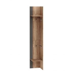 Прихожая Бостон (модульная) дуб вотан/антрацит в Кургане - kurgan.mebel24.online | фото 10