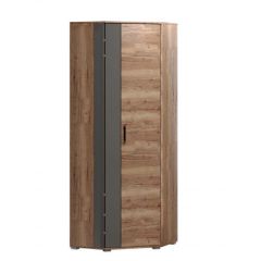 Прихожая Бостон (модульная) дуб вотан/антрацит в Кургане - kurgan.mebel24.online | фото 6