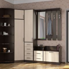 Прихожая ДИАНА-4 сек №29 (Венге/Дуб молочный) в Кургане - kurgan.mebel24.online | фото 3