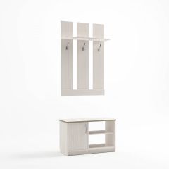 Прихожая Дуэт (Бодега белая) в Кургане - kurgan.mebel24.online | фото