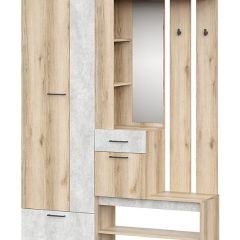 ФАВОРИТ 1 Прихожая (Дуб Делано/Цемент Светлый) в Кургане - kurgan.mebel24.online | фото 2
