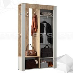 Прихожая Франк (Крафт/Ясень белый) в Кургане - kurgan.mebel24.online | фото 5