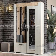 Прихожая Франк (Крафт/Ясень белый) в Кургане - kurgan.mebel24.online | фото 2