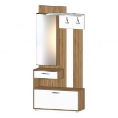 ИНФИНИТИ Прихожая (Модульная) дуб вотан/белый в Кургане - kurgan.mebel24.online | фото 2