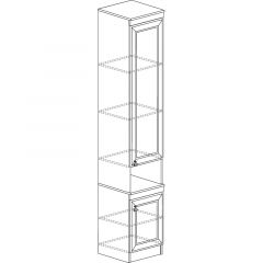 Шкаф №617 Инна Денвер светлый в Кургане - kurgan.mebel24.online | фото 2