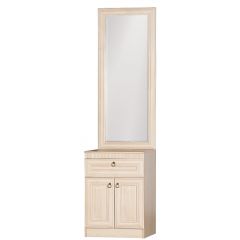 Тумба с зеркалом №622 Инна Денвер светлый в Кургане - kurgan.mebel24.online | фото