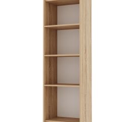 ИТАЛИЯ П-500 Пенал 1 дв. (Дуб сонома/Белый глянец) в Кургане - kurgan.mebel24.online | фото 2