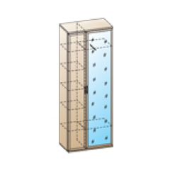 Прихожая Карина композиция 1 (Гикори Джексон светлый) в Кургане - kurgan.mebel24.online | фото 2